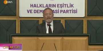 DEM Parti Grup Toplantısı, DEM Parti Eş Genel Başkanı Tuncer Bakırhan konuşuyor..