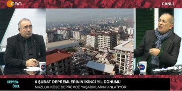 6 Şubat Depremlerinin 2. Yıldönümü – Hüseyin Kelleci’nin Hazırlayıp Sunduğu Deprem Özel Programı CanTV’de