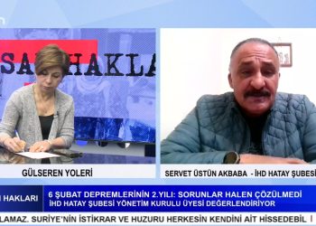 6 Şubat Depremlerinin 2. Yılı: Sorunlar Halen Çözülmedi – Geri Dönüşler Oldumu ? – Kent İnşası – Gülseren Yoleri İle İnsan Hakları Programının Konuğu İHD Hatay Şubesi Y.K Üyesi Servet Üstün Akbaba