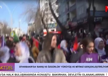 Diyarbakır’da ‘Barış ve Özgürlük’ yürüyüş ve Mitingi Gerçekleştiriliyor.