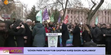 Güven Park’ta Kayyum Gaspına Karşı Basın Açıklaması