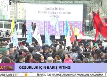 – ÖZGÜRLÜK İÇİN BARIŞ MİTİNGİ