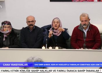 AD İzmir Şubesi, Xızır Ayı Vesilesiyle Yamanlar Cemevi’nde Xızır Cemi Tuttu.
