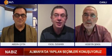 – ALMANYADA YAPILAN SEÇİMLER
– Abidin Çetin İle Nabız Programının Konukları Gazeteci Hüseyin Şenol Ve Gazeteci Yücel Özdemir