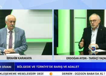 Bölgede Ve Türkiye’de Barış Ve Adalet – Suriye’de Aleviler Ve Kürtler – Türkiye’nin Yeniden Yapılandırılması – İbrahim Karakaya İle Canlar Divanı Programının Konuğu Tarihi Yazar Erdoğan Aydın