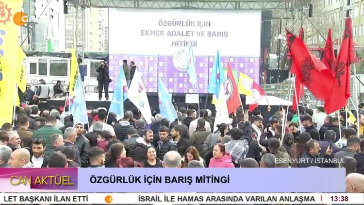 – ÖZGÜRLÜK İÇİN BARIŞ MİTİNGİ
