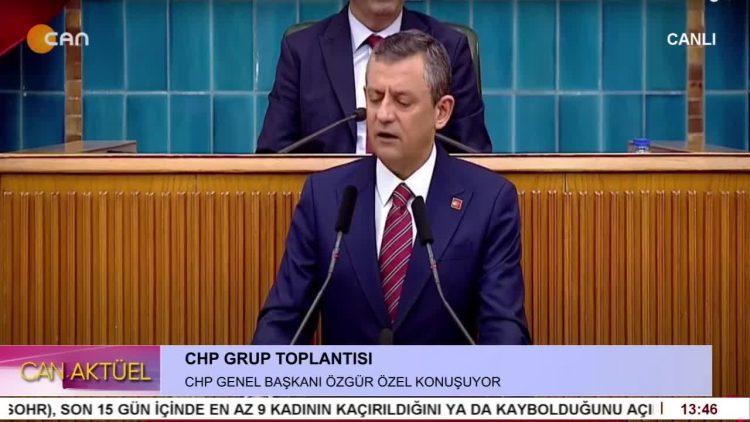 CHP Grup Toplantısı. CHP Genel Başkanı Özgür Özel Konuşuyor.