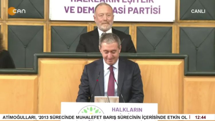 DEM Parti Grup Toplantısı, DEM Parti Eş Genel Başkanı Tuncer Bakırhan konuşuyor..