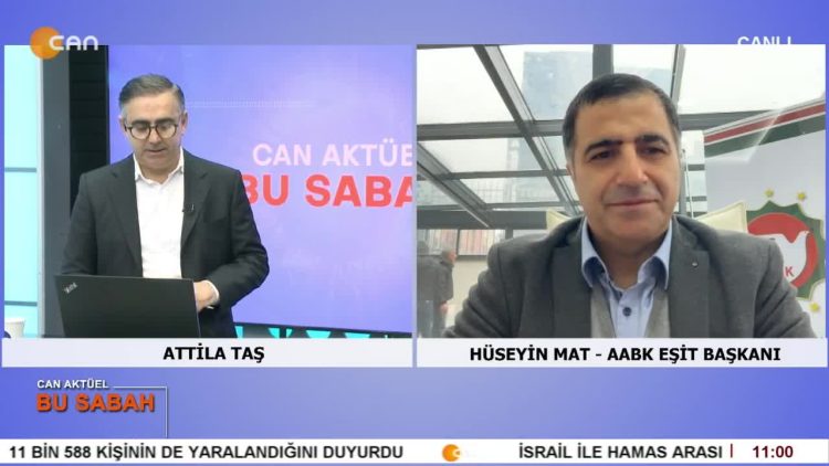 Attila Taş’ın sunumuyla Can Aktüel Bu Sabah’ın konuğu AABK Eşit Başkanı Hüseyin Mat – 2. Bölüm