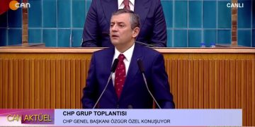 CHP Grup Toplantısı. CHP Genel Başkanı Özgür Özel Konuşuyor.