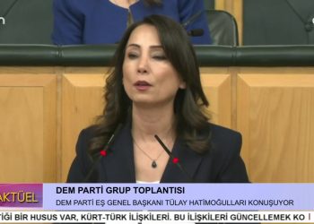 DEM Parti Grup Toplantısı, DEM Parti Eş Genel Başkanı Tülay Hatimoğulları Konuşuyor