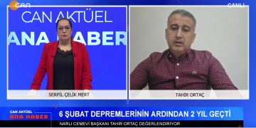 DEM Parti Ve CHP’den Grup Toplantıları – Deprem Felaketinin 2. Senesinde Hatay, Adıyaman Ve Malatya – Munzur Ve Pülümür Vadileri Yeniden 1. Derece Doğal Sit Alanı – Serpil Çelik Mert İle Can Aktüel Ana Haber Konuğu Narlıdere Cemevi Başkanı Tahir Ortaç