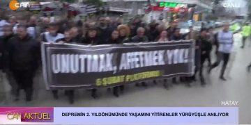 DEPREMİN 2. YILDÖNÜMÜNDE YAŞAMINI YİTİRENLER ANILIYOR – CAN AKTÜEL