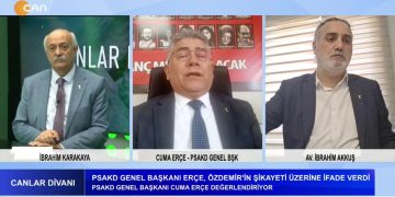 Devletin Alevi Politikası Ve Alevilere Yönelik Baskılar – Türkiye’de Toplumsal Muhalefete Yönelik Baskılar – Cuma Erçe, Özdemir’in Şikayeti Üzerine İfade Verdi – İbrahim Karakya İle Canlar Divanı Programınnı Konukları PSAKD Genel Başkanı Cuma Erçe Ve Avukat İbrahim Akkuş