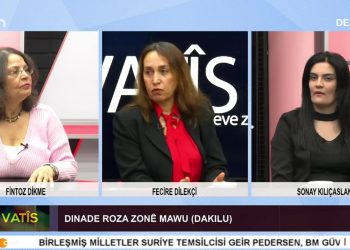 Dınade Roza Zone Mawu, – Fintoz Dikme ile Vatîs. Konuklar: Sonay Kılıçaslan, Fecire Dilekçi.
