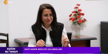 – Gazi Kadın Meclisi Çalışmaları
– Çilem Küçükkeleş İle Eşiğin Bu Tarafı Programının Konukları Gazi Cemevi Genel Sekreteri Arzu Erdoğan, Gazi Cemevi Kadın Meclisi Üyeleri Güldal Yılmaz Ve Songül Aydoğan
