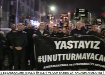 Hatay, Depremde Hayatını Kaybedenler için Yürüdü, 
6 Şubat Depremlerinde Adıyaman’da Hayatını Kaybedenler Anıldı.