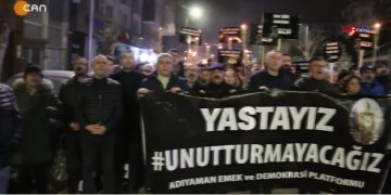 Hatay, Depremde Hayatını Kaybedenler için Yürüdü, 
6 Şubat Depremlerinde Adıyaman’da Hayatını Kaybedenler Anıldı.