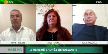 LI HEREMÊ ERDHÊJ BERDEWAM E, – Ahmet Güden’in Hazırlayıp Sunduğu Hasê Ma Programının Konukları Aktîvîsta Jın Ayşe Fehimli Ve DEM Parti Elbistan ilçe başkanı Halil Hoşoğlu.