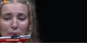 Muzaffer Gürenç’in Hazırlayıp Sunduğu Canı Gönülden Programının konukları: Irına Gembıtckaıa, Hüseyin Yılmaz, Çağatay Gürses.