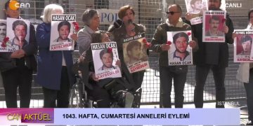 1043. Hafta Cumartesi Anneleri Eylemi.