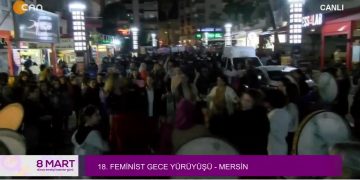 23. Feminist Gece Yürüyüşü Mersin