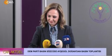 DEM PARTİ BASIN SÖZCÜSÜ AYŞEGÜL DOĞAN’DAN BASIN TOPLANTISI