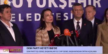DEM PARTİ EŞ GENEL BAŞKANLARI İLE CHP GENEL BAŞLANI’NDAN ORTAK AÇIKLAMA