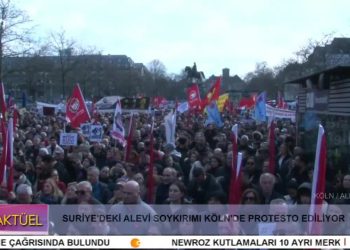 SURİYE’DEKİ ALEVİ SOYKIRIMI KÖLN’DE PROTESTO EDİLİYOR – 2