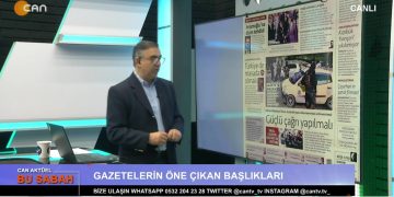Attila Taş’ın sunumuyla Can Aktüel Bu Sabah’ın konuğu Gazi Şehitleri’nden Zeynep Poyraz’ın babası Cemal Poyraz. – 1. Bölüm