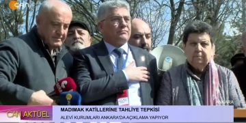 Madımak Katillerine Tahliye Tepkisi, 
Alevi Kurumları Ankara’da Açıklama Yapıyor.