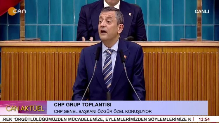 CHP Grup Toplantısı. CHP Genel Başkanı Özgür Özel Konuşuyor.