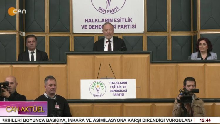 DEM Parti Grup Toplantısı, DEM Parti Eş Genel Başkanı Tuncer Bakırhan Konuşuyor