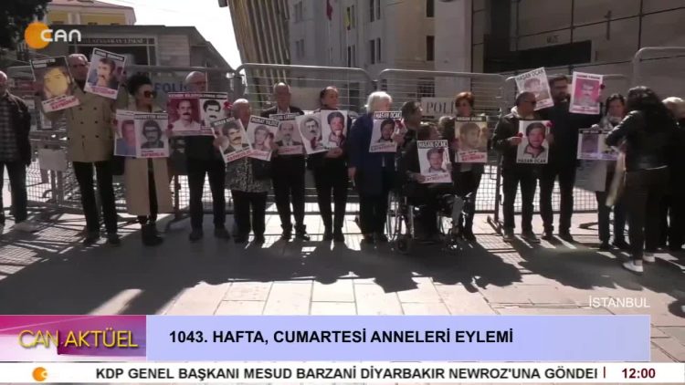1043. Hafta Cumartesi Anneleri Eylemi.