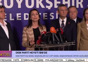 DEM PARTİ EŞ GENEL BAŞKANLARI İLE CHP GENEL BAŞLANI’NDAN ORTAK AÇIKLAMA