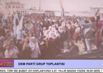 DEM Parti Grup Toplantısı, DEM Parti Eş Genel Başkanı Tülay Hatimoğulları konuşuyor..