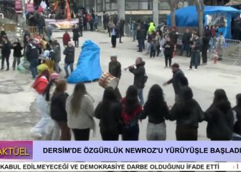 DERSİM’DE NEWROZ YÜRÜYÜŞÜ BAŞLADI