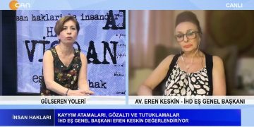 Gülseren Yoleri’nin Sunumuyla İnsan Hakları Programının Konuğu İHD Eş Genel Başkanı Eren Keskin İle Gözaltılar, Kayyumlar, Newrozun Etkisi