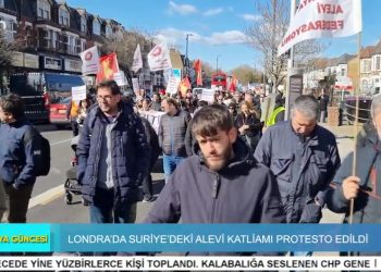 Londra’da Suriye’deki Alevi Katliamı Protesto Edildi, – Elif Tabak İle Britanya Güncesi.