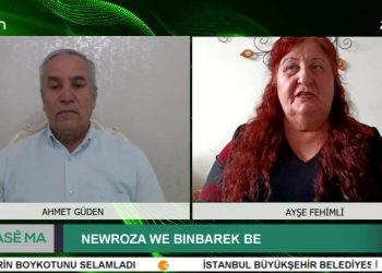 Newroza We Bınbarek Be, – Ahmet Güden’in Hazırlayıp Sunduğu Hasê Ma Programının Konukları Aktîvîsta Jın Ayşe Fehimli ve Döne Göksungur.