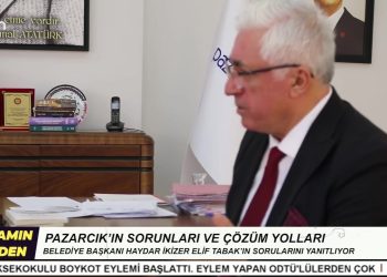 Pazarcık’ın Sorunları Ve Çözüm Yolları – Elif Tabak İle Yaşamın İçinden Programının Konuğu Pazarcık Belediye Başkanı Haydar İkizler