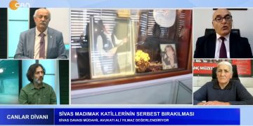 SİVAS MADIMAK KATİLLERİNİN SERBEST BIRAKILMASI – TOPLUMSAL BARIŞ GÜNDEMİNDE ALEVİLERİN TALEBİ – İbrahim Karakaya İle Canlar Divanı Programının Konukları Koray Ve Menekşe Kaya’nın Annesi Hüsne Kaya, Sivas Davası Müdahil Avukatı Ali Yılmaz Ve ADFE Genel Başkanı Zeynel Abidin Koç