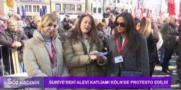 Suriye’de Alevi Katliamı Köln’de Protesto Edildi – Hülya İmak İle Söz Kadının