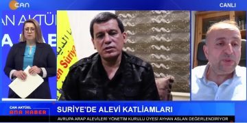 Suriye’de Alevi Katliamına Tepkiler Büyüyor – Madımak Adalet Nöbeti 9. Gününde – ‘ Barış Ve Demokratik Toplum ‘ Buluşmaları – Elif Sonzamancı İle Can Aktüel Ana Haber Programının Konuğu Avrupa Arap Alevisi Yönetim Kurulu Üyesi Ayhan Aslan