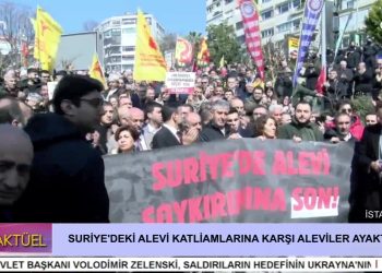 SURİYE’DEKİ ALEVİ KATLİAMINA KARŞI ALEVİLER AYAKTA – İSTANBUL – Can Aktüel