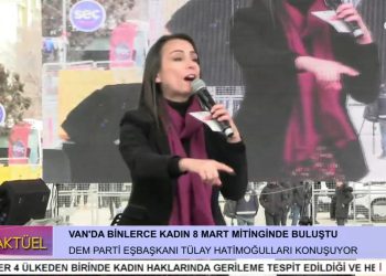 VAN’DA BİNLERCE KADIN 8 MART MİTİNGİNDE BULUŞTU – Can Aktüel