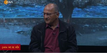 Zeynep Enhas İle Çaxa We Bi Xêr Programının Konukları Ali Geçici ve Deniz Oskan.