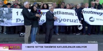 1 MAYIS 1977’DE TAKSİM’DE KATLEDİLENLER ANILIYOR