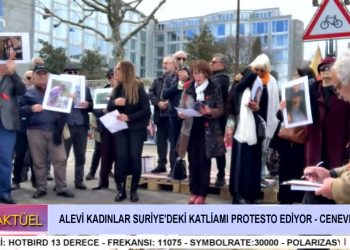 DEMOKRATİK ALEVİ KADINLAR BİRLİĞİ (FEDA) – SURİYE’DEKİ KATLİAMI CENEVRE’DE PROTESTO EDİYOR