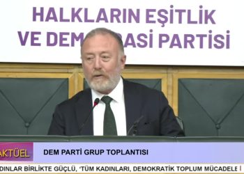 DEM Parti Grup Toplantısı, DEM Parti Eş Genel Başkanı Tuncer Bakırhan konuşuyor..